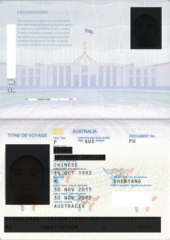 A Valid Passport
