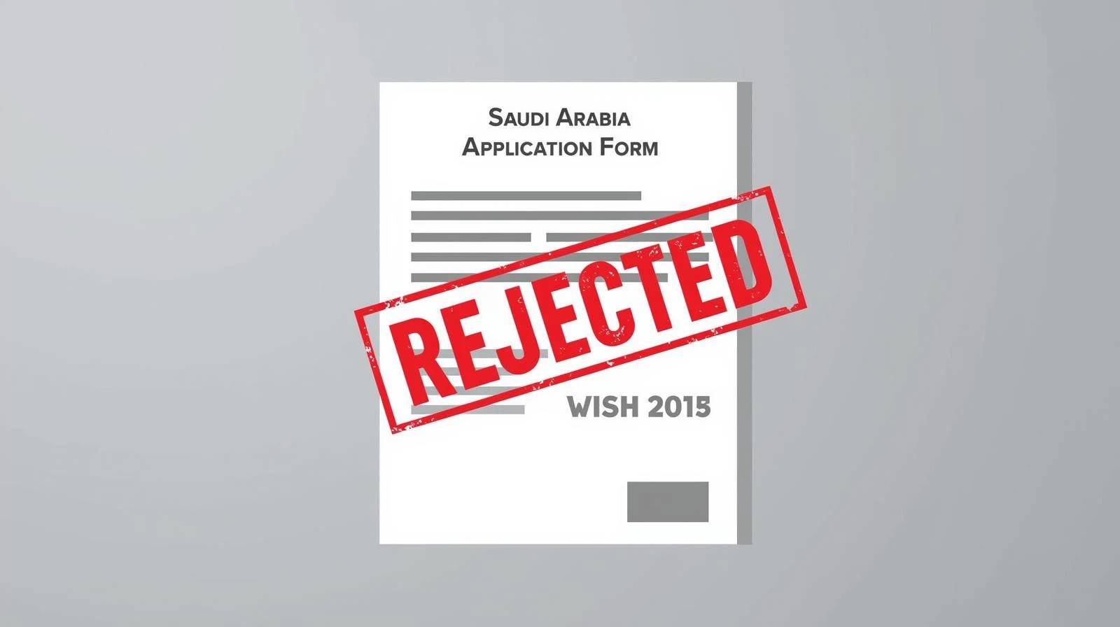 Saudi Arabia eVisa Rejection Saudi eVisa Cost & Processing Charges